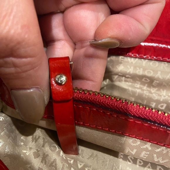 Kate Spade red patent purse - Picture 7 of 9